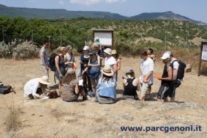 Visitatori al Geosito Cava di Duidduru